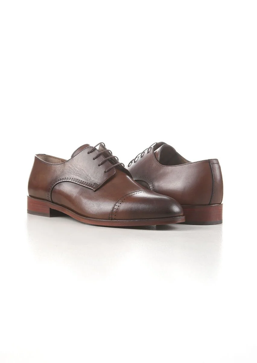 Brown Leather Shoes - 3