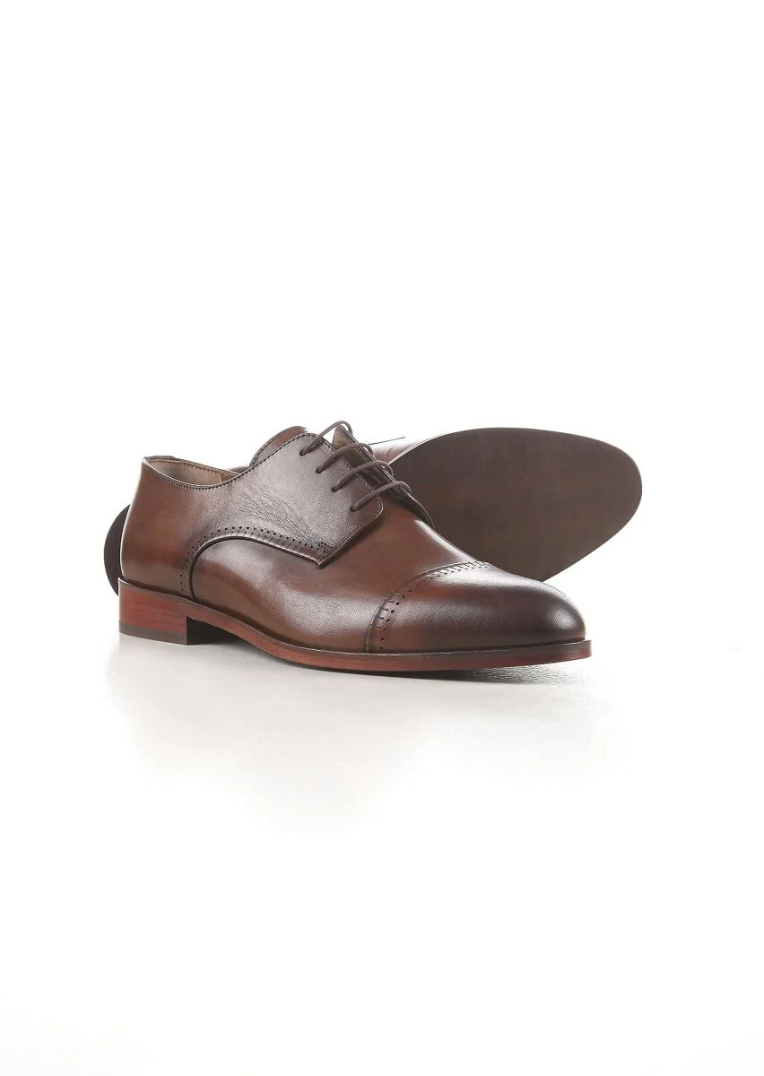 Brown Leather Shoes - 4
