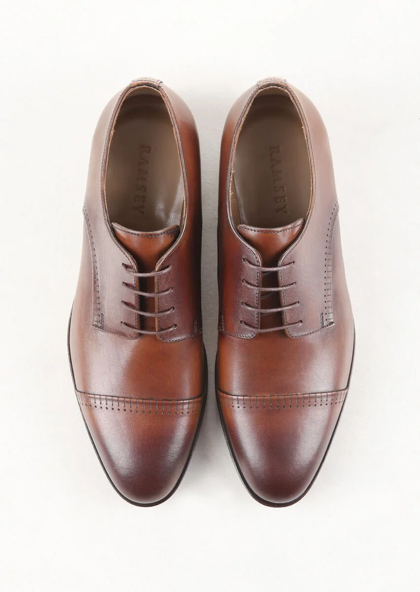 Brown Leather Shoes - 5