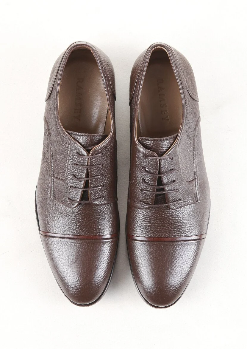Brown Leather Shoes - 5