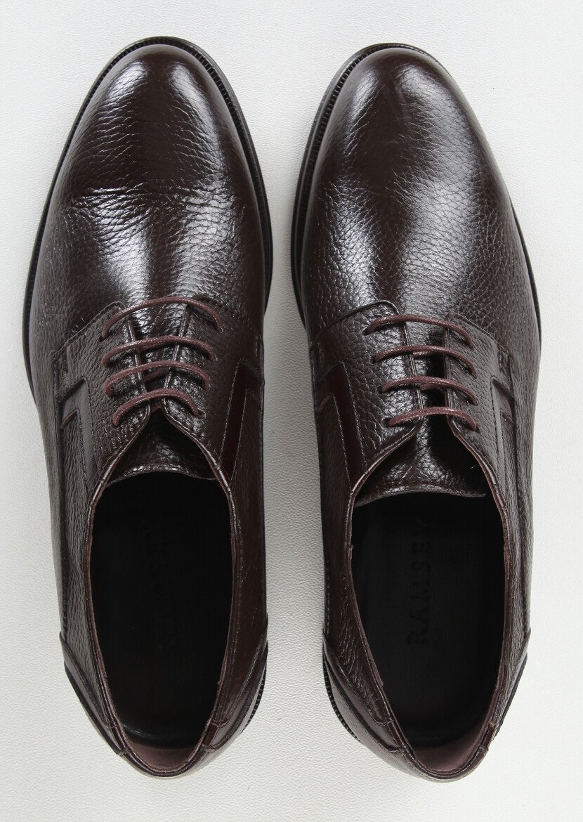 Brown Leather Shoes - 5