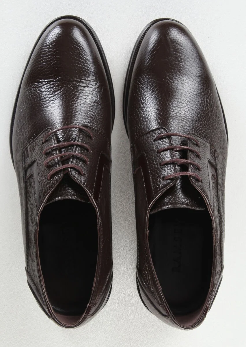 Brown Leather Shoes - 5