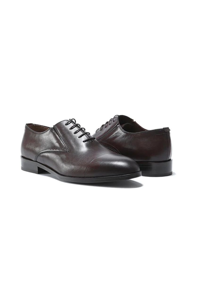 Brown Leather Shoes - 3