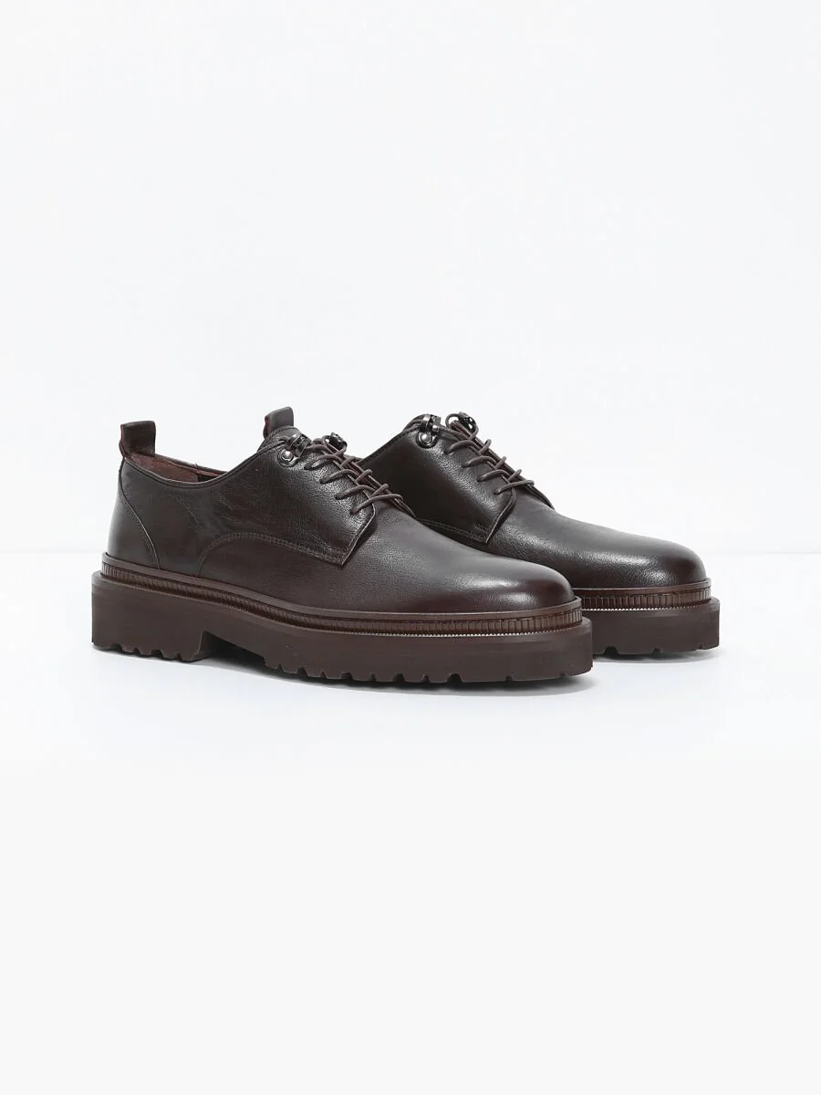 Brown Leather Shoes - 2