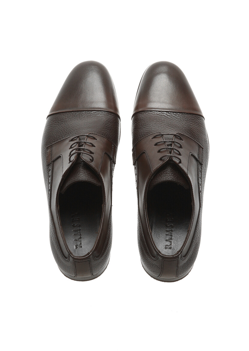 Brown Leather Shoes - 5