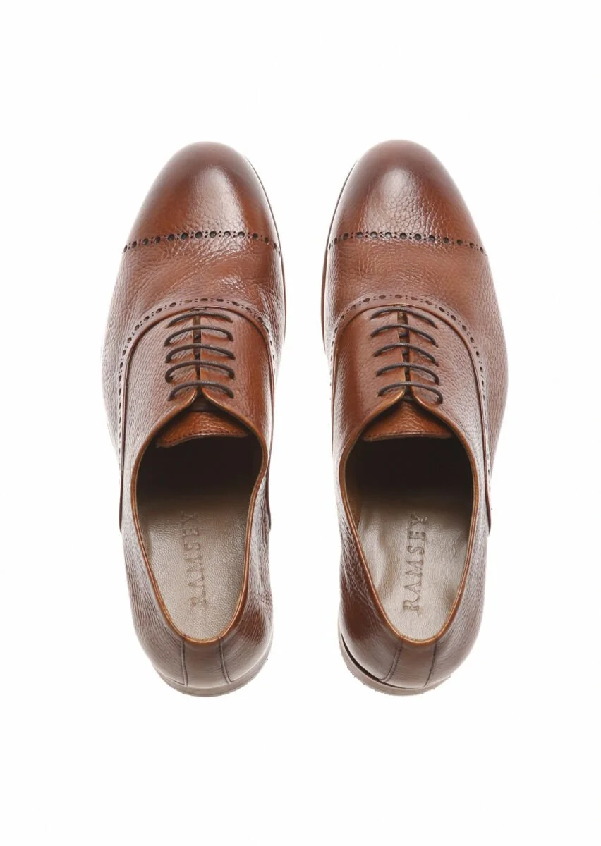 Brown Leather Shoes - 5
