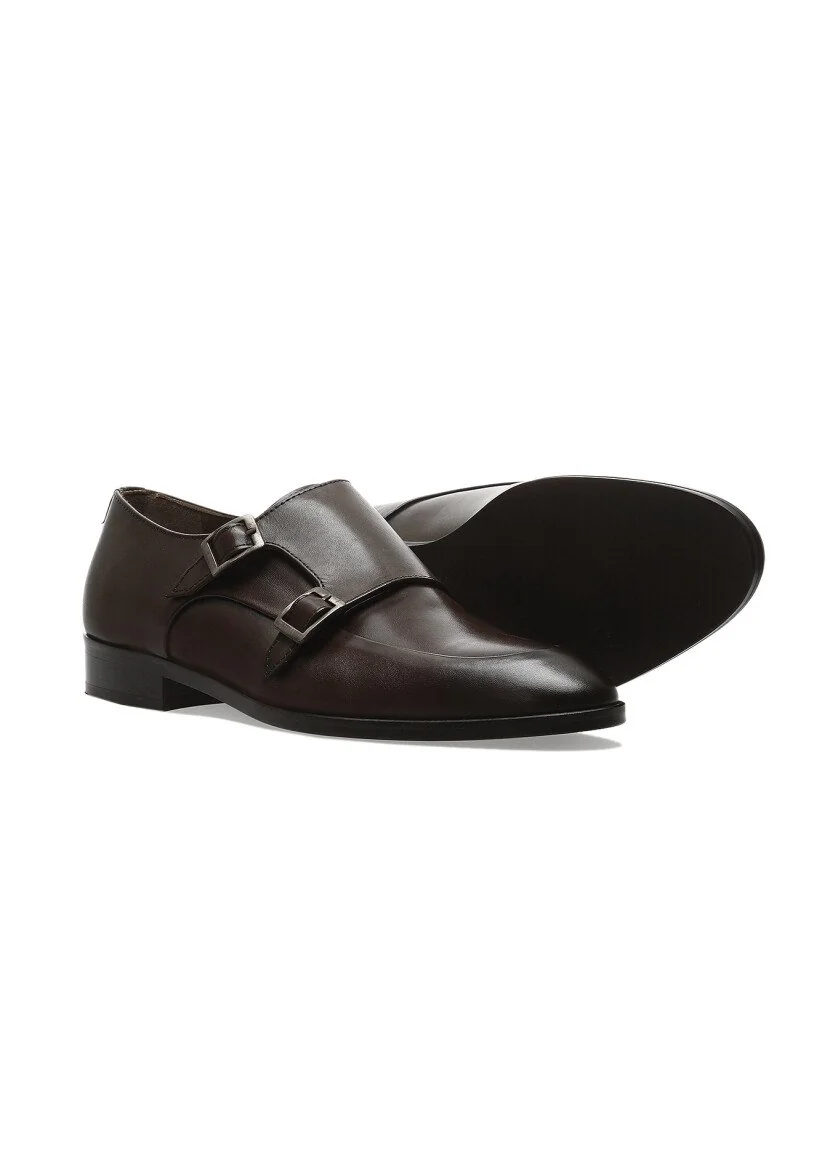 Brown Leather Shoes - 3