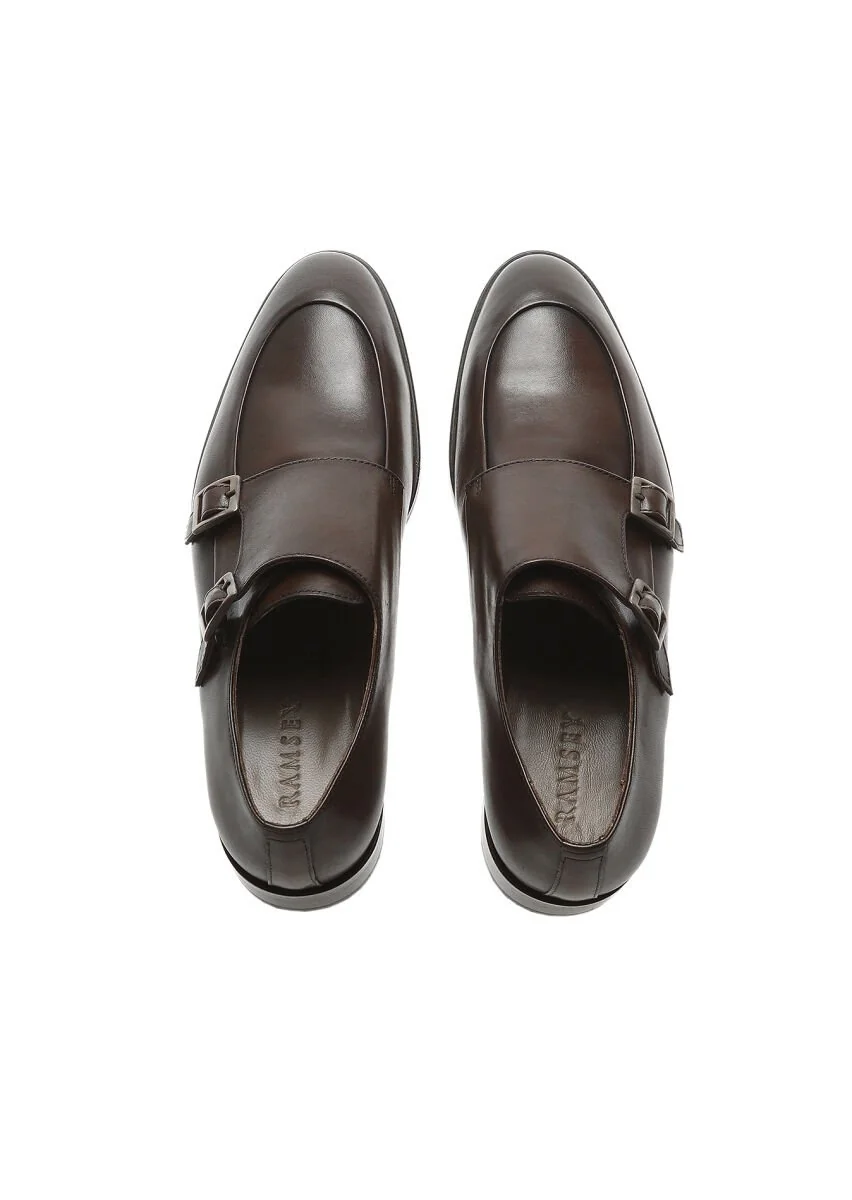 Brown Leather Shoes - 5