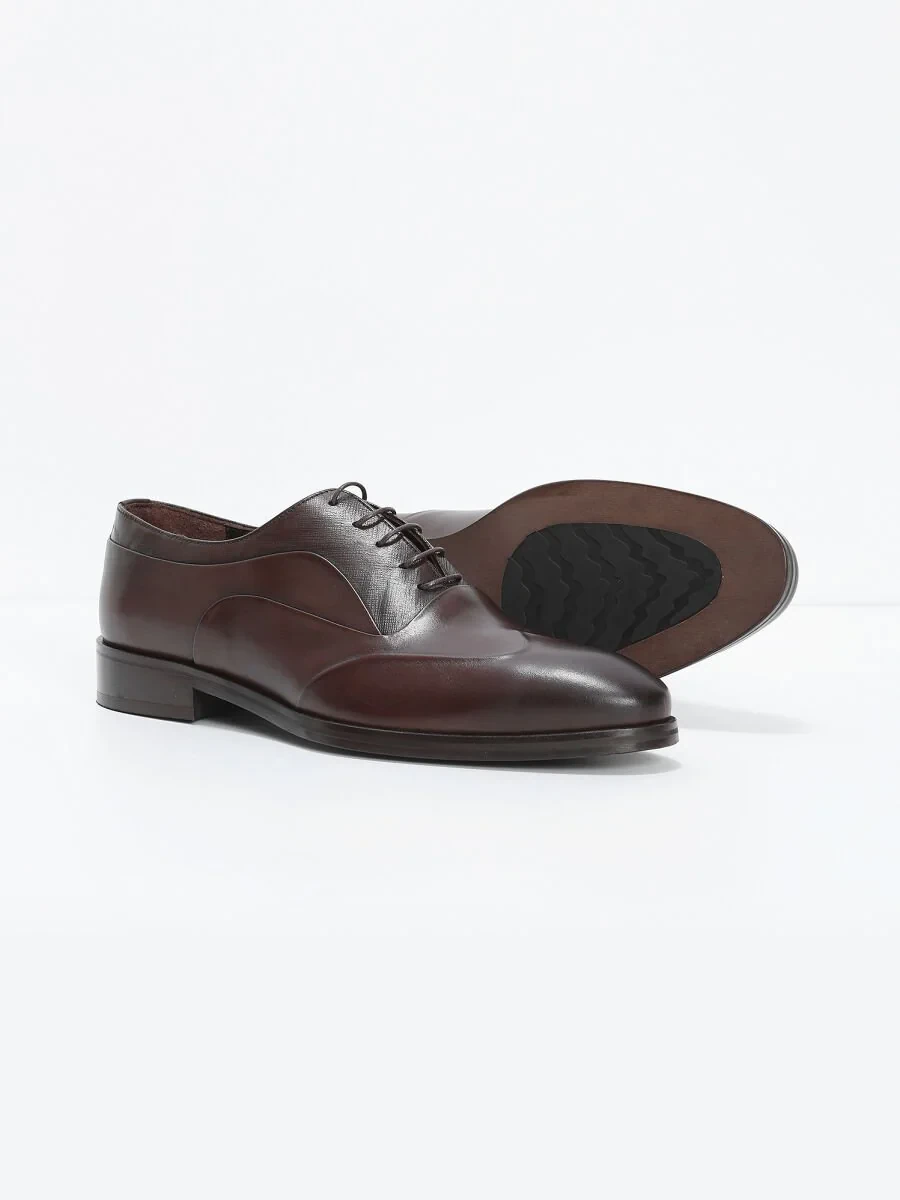 Brown Leather Shoes - 4