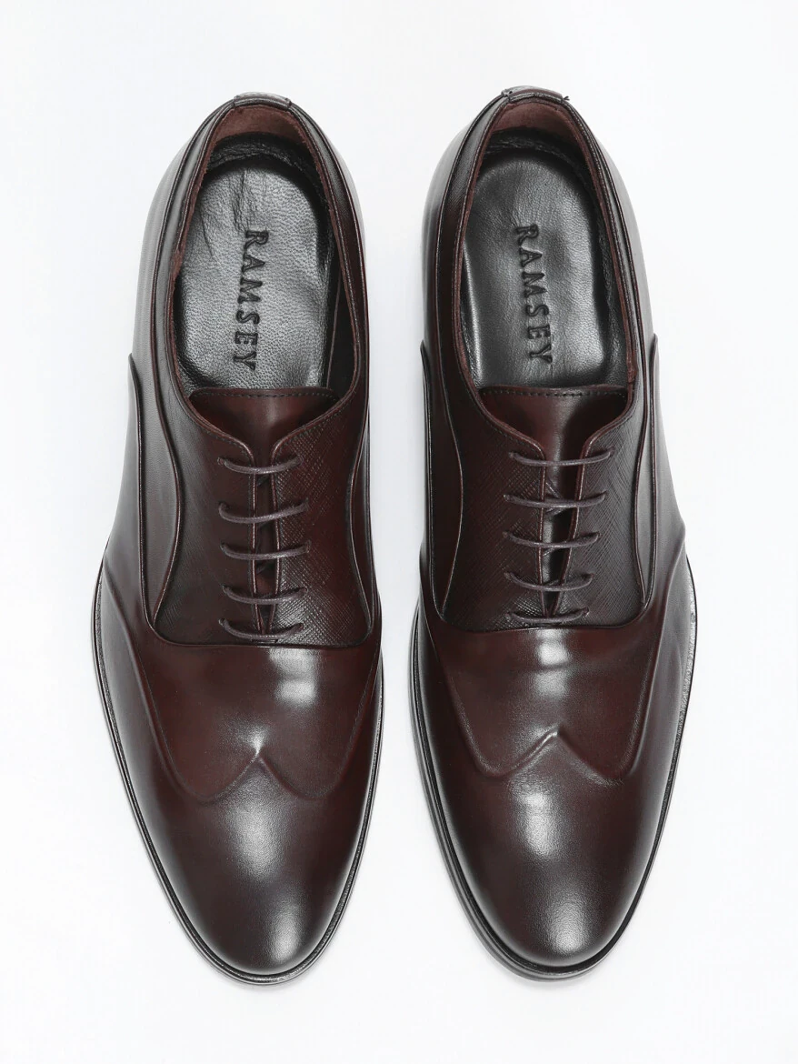 Brown Leather Shoes - 5