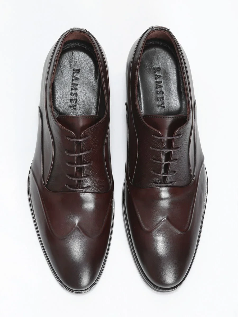Brown Leather Shoes - 5