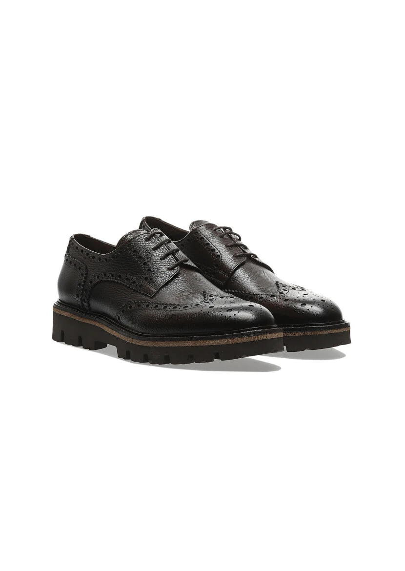 Brown Leather Shoes - 2