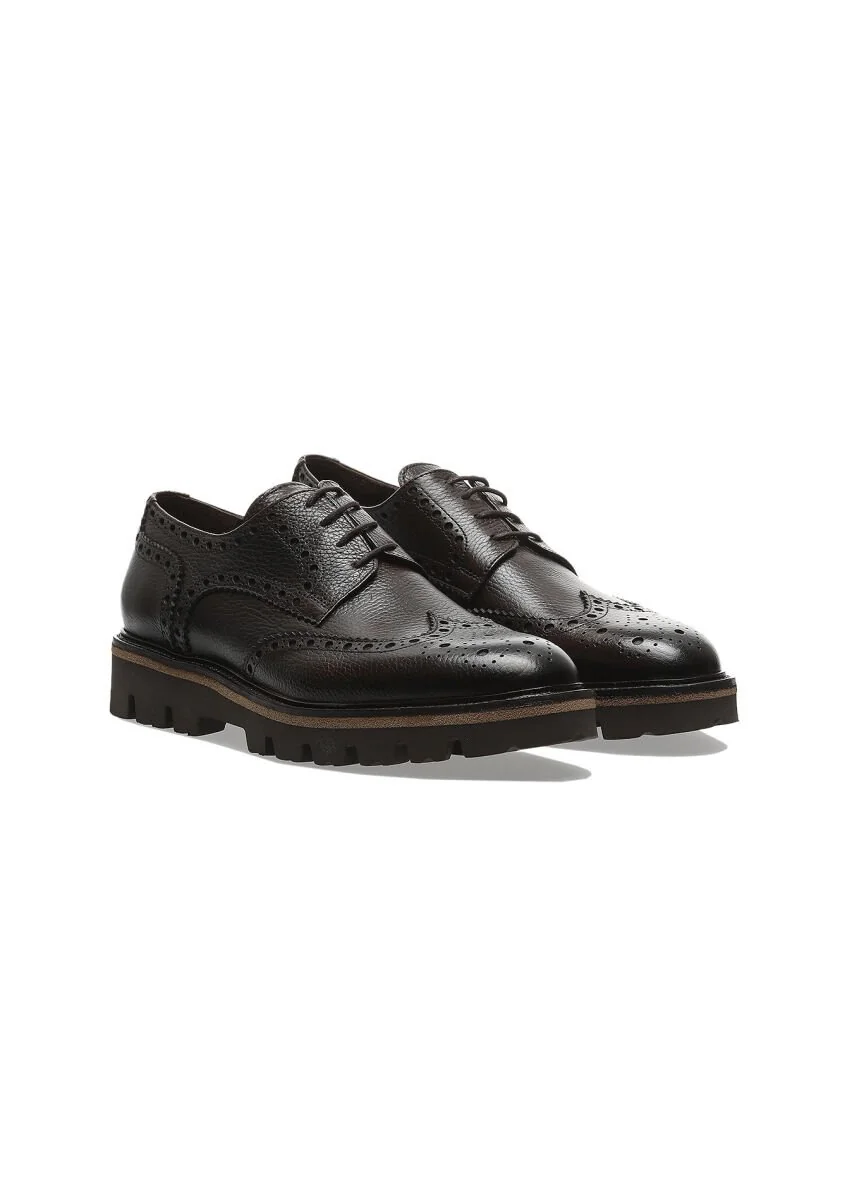 Brown Leather Shoes - 2