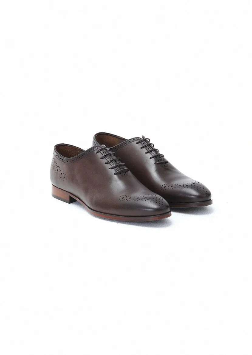 Brown Leather Shoes - 2