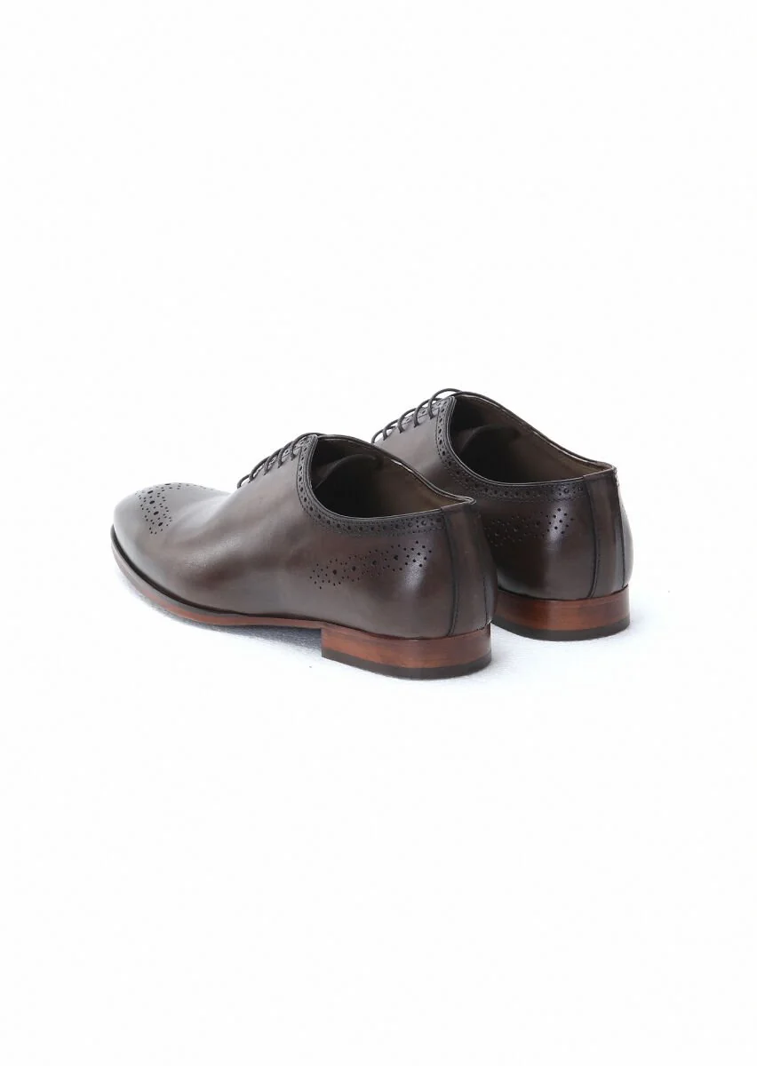 Brown Leather Shoes - 4