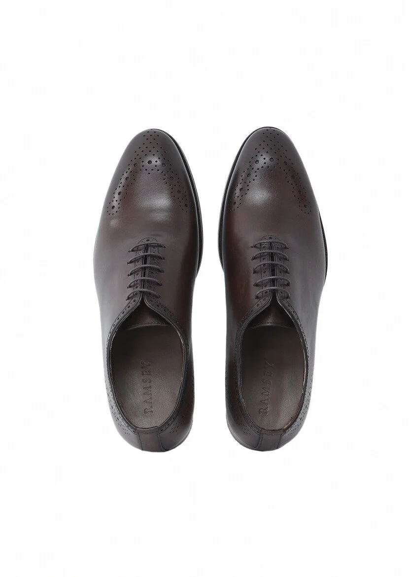 Brown Leather Shoes - 6