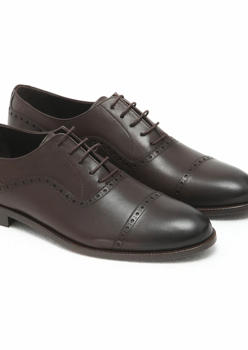 Brown Leather Shoes - 3