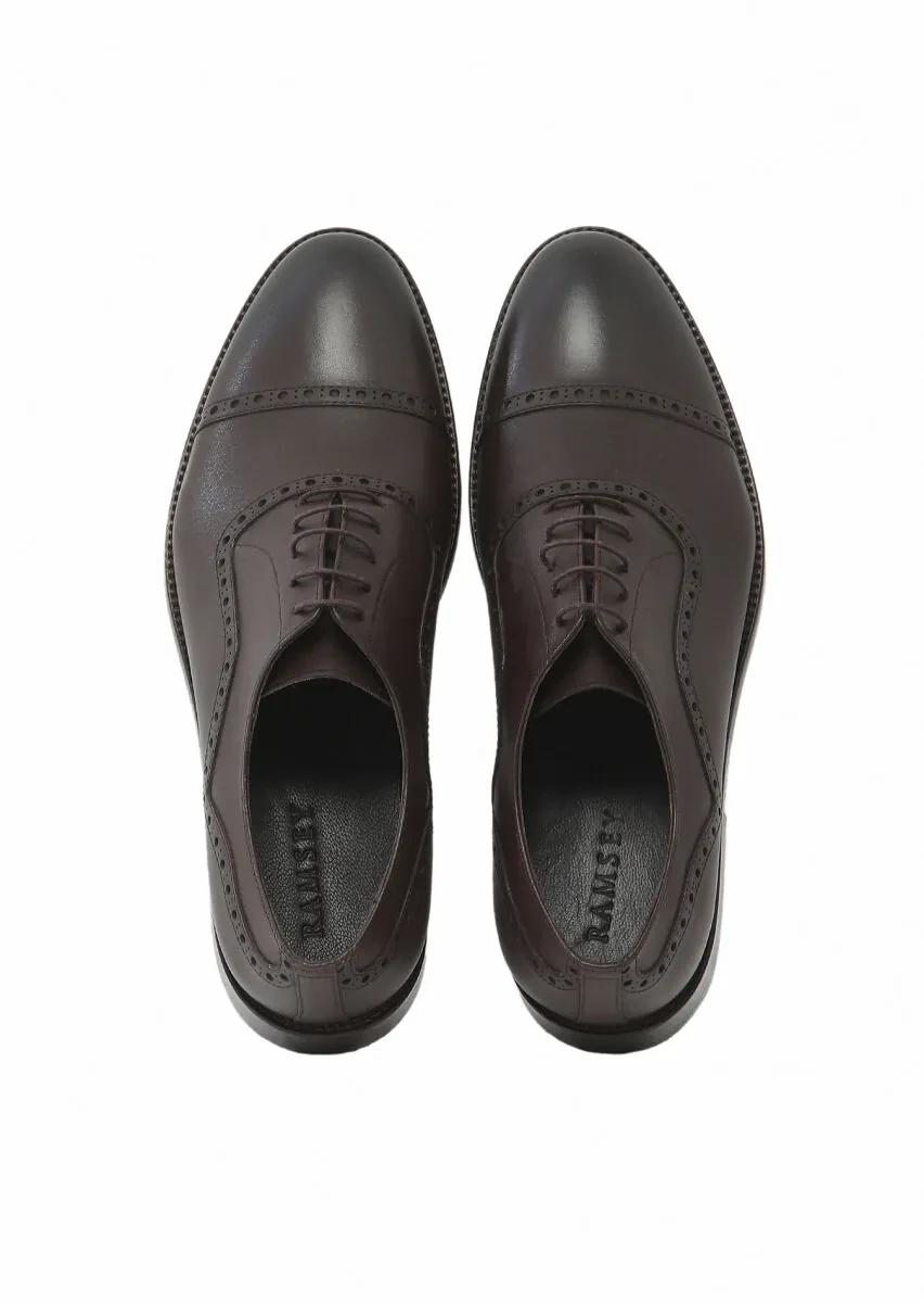 Brown Leather Shoes - 6