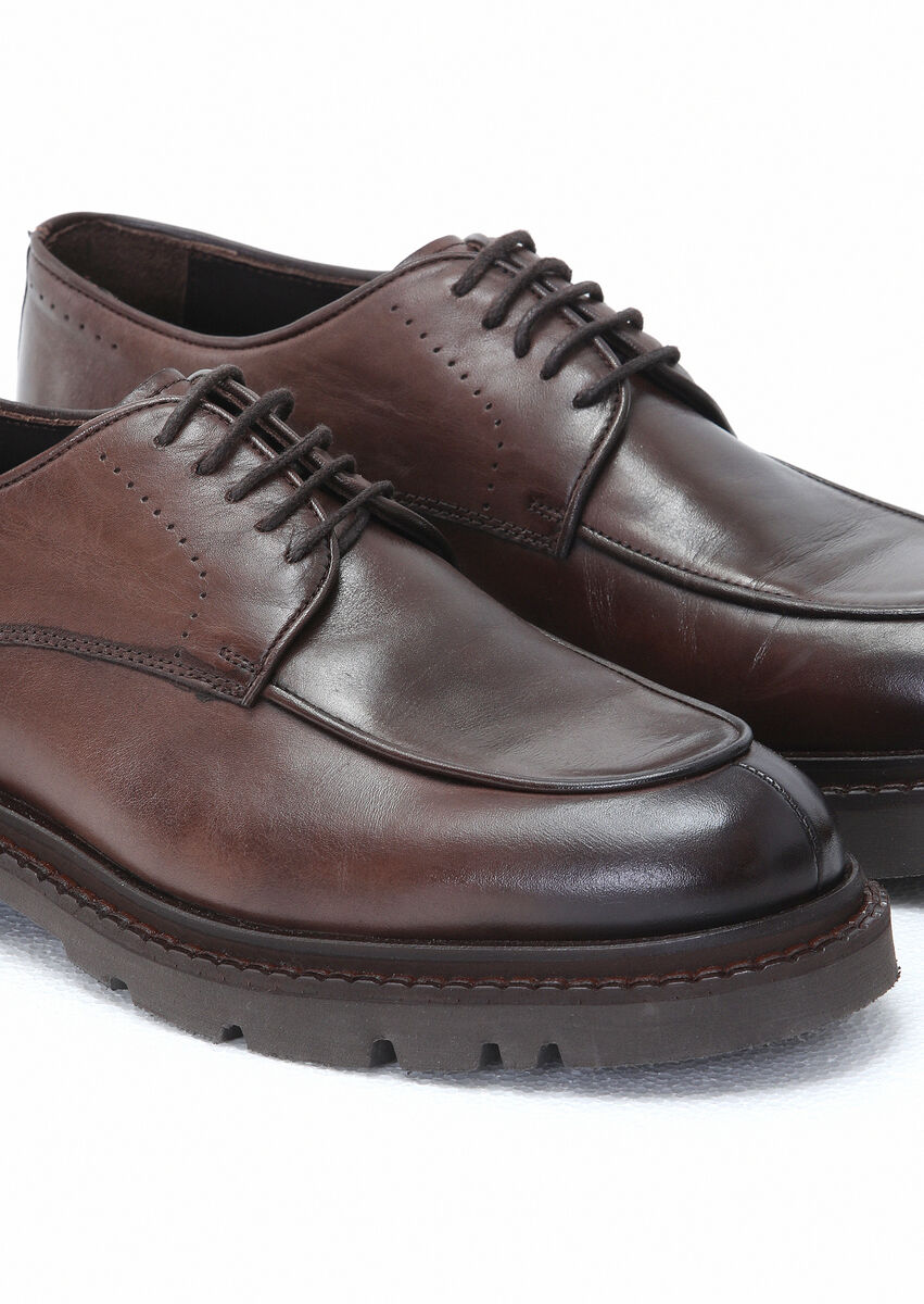 Brown Leather Shoes - 3