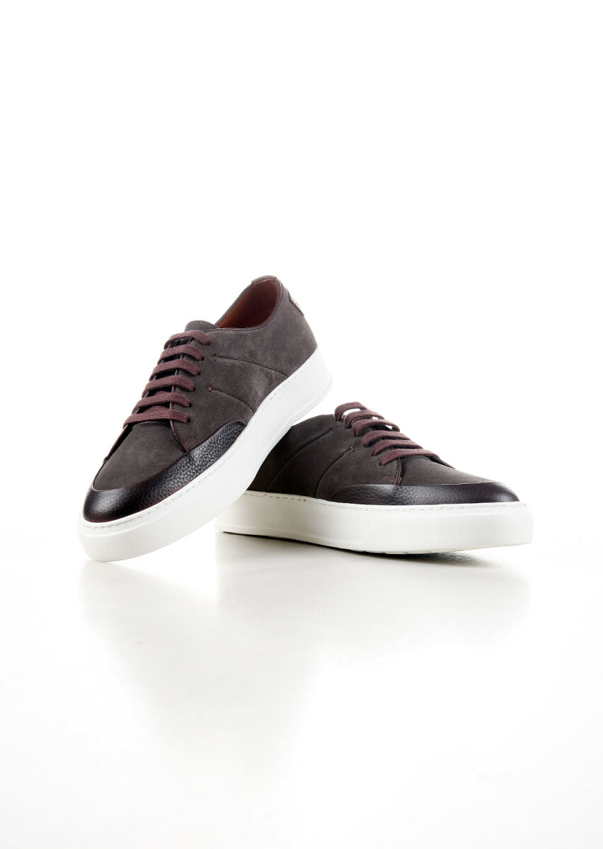 Brown Leather Sneaker - 2