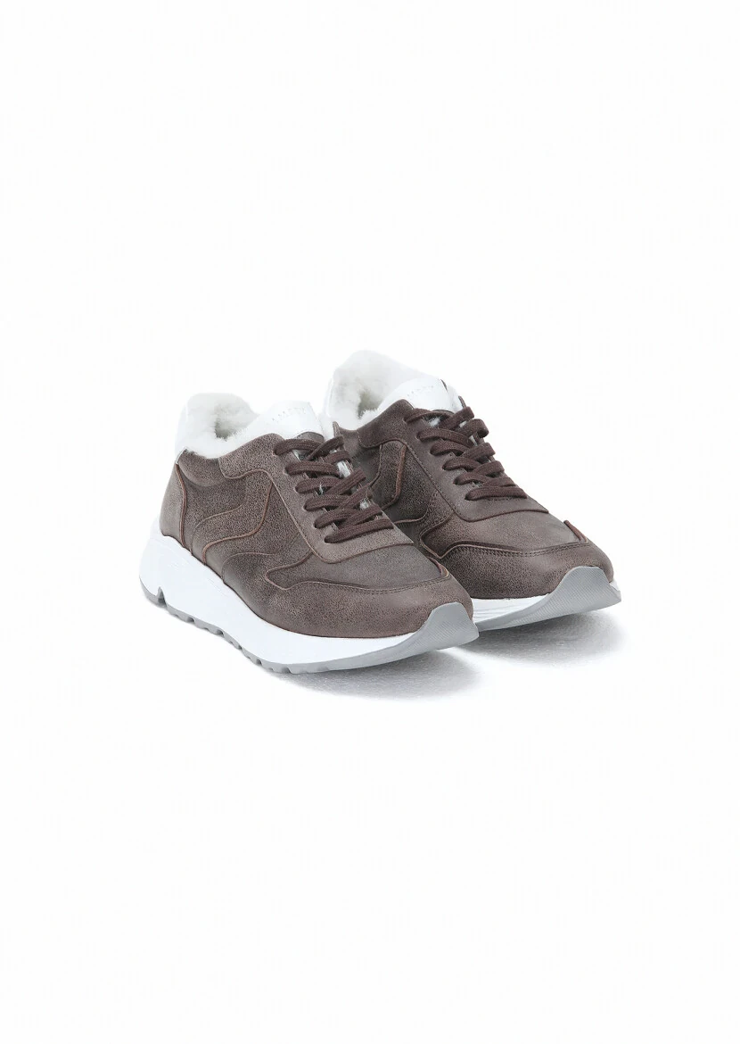 Brown Leather Sneaker - 2