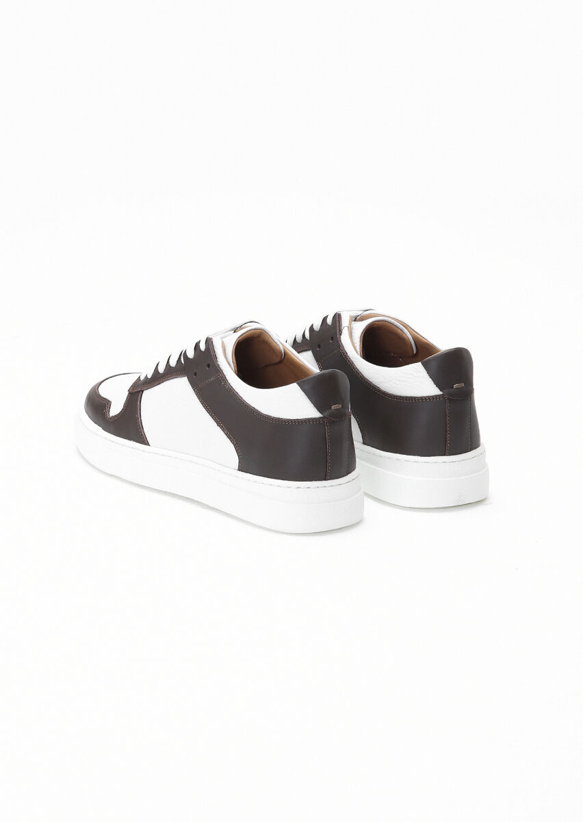 Brown Leather Sneaker - 4