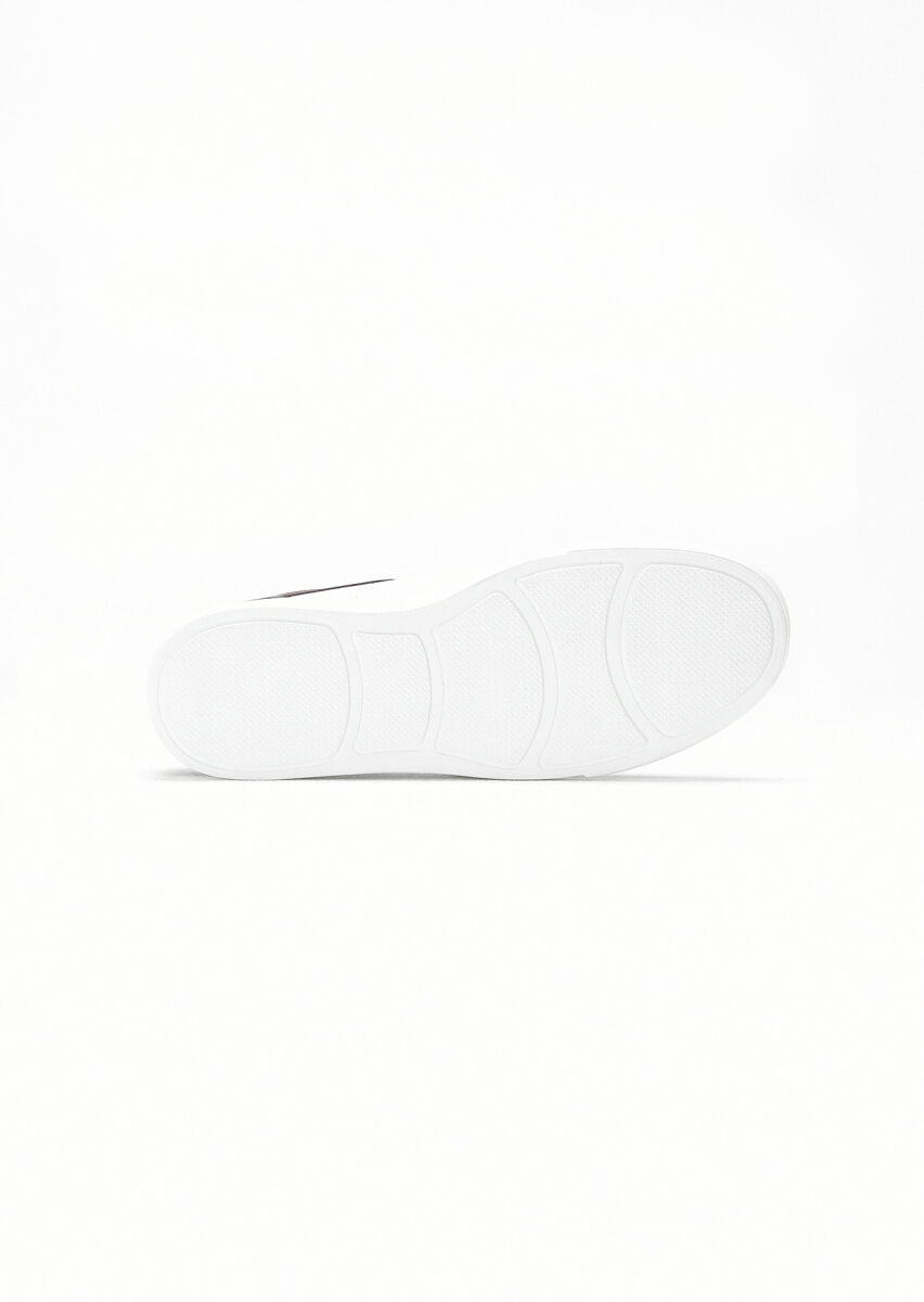 Brown Leather Sneaker - 5