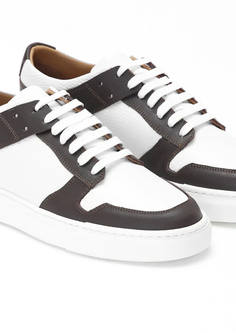 Brown Leather Sport Sneaker - 3