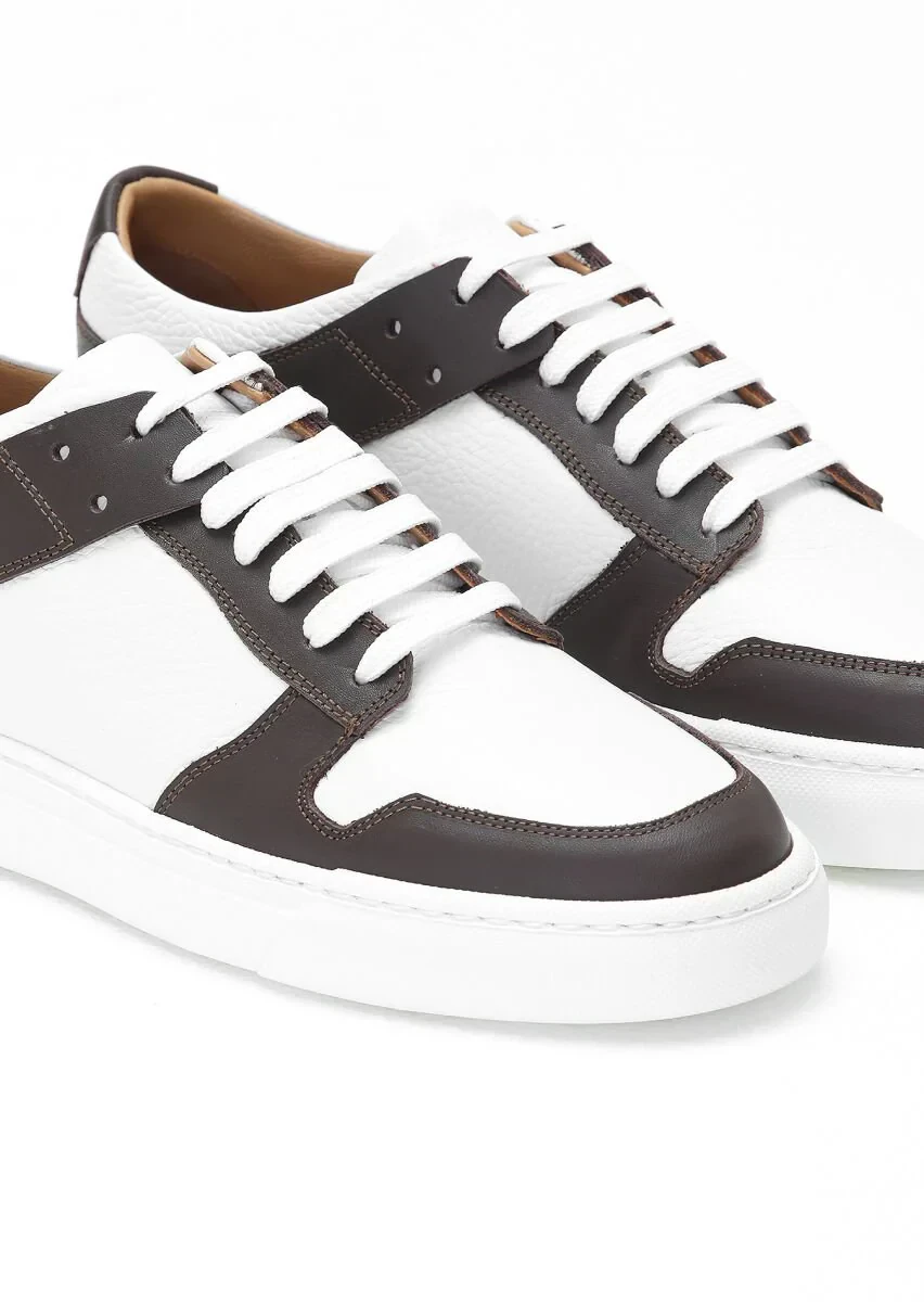 Brown Leather Sport Sneaker - 3