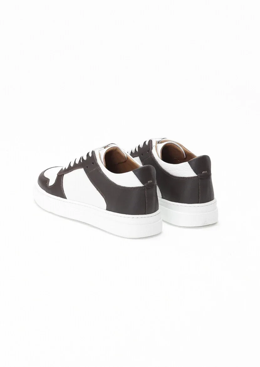 Brown Leather Sport Sneaker - 4