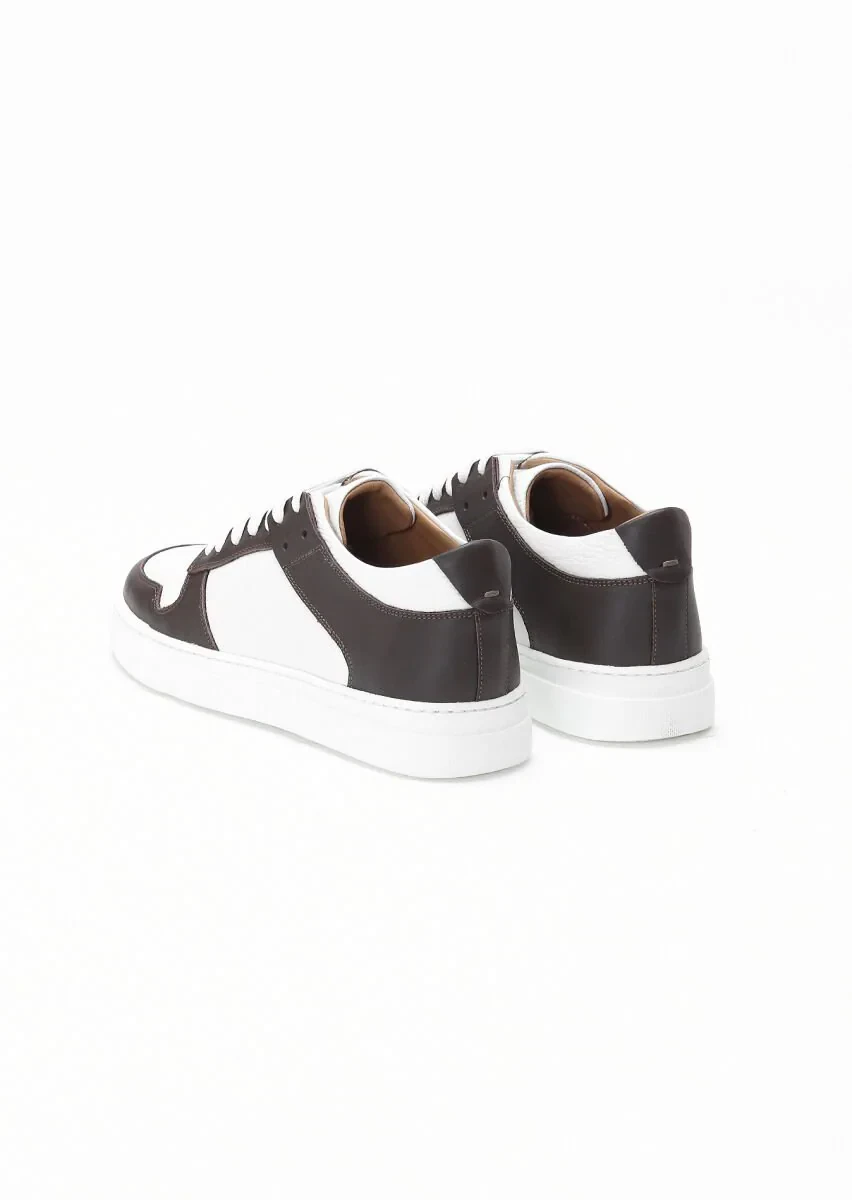 Brown Leather Sport Sneaker - 4