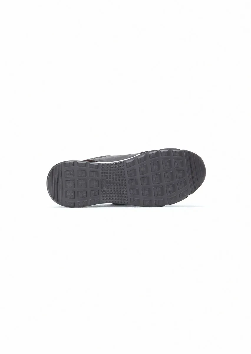 Brown Leather Sport Sneaker - 5