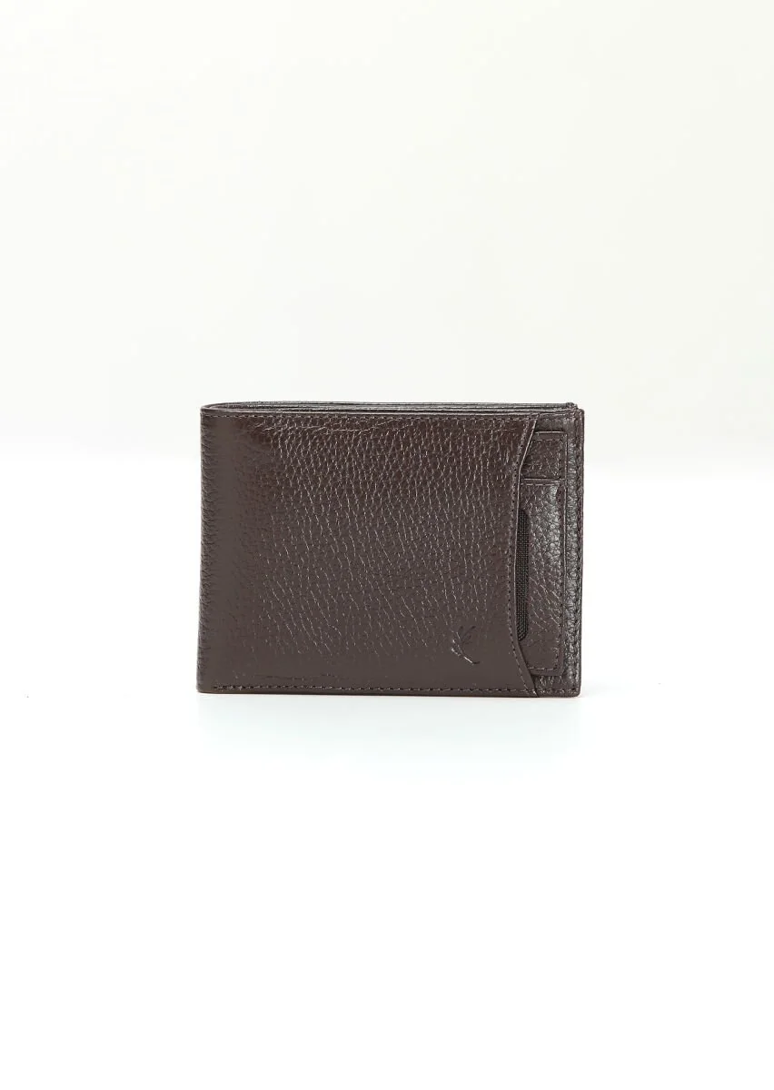 Brown Leather Wallet - 1