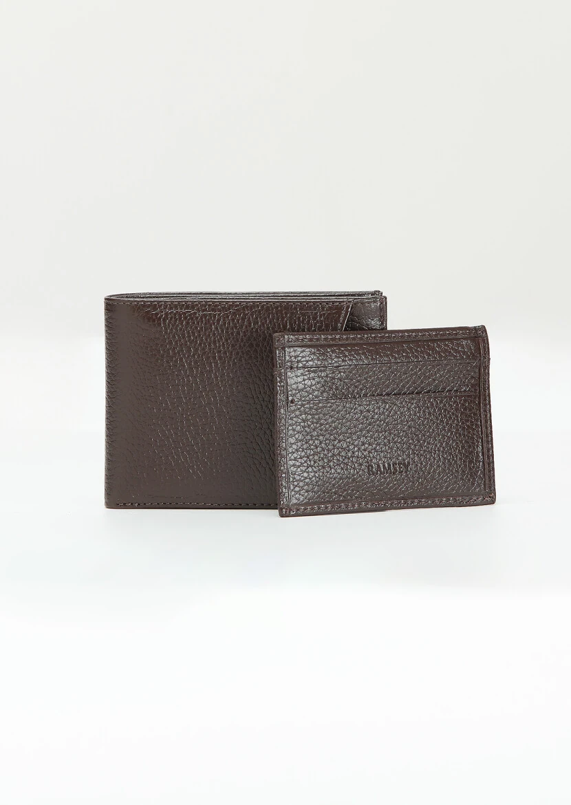 Brown Leather Wallet - 3