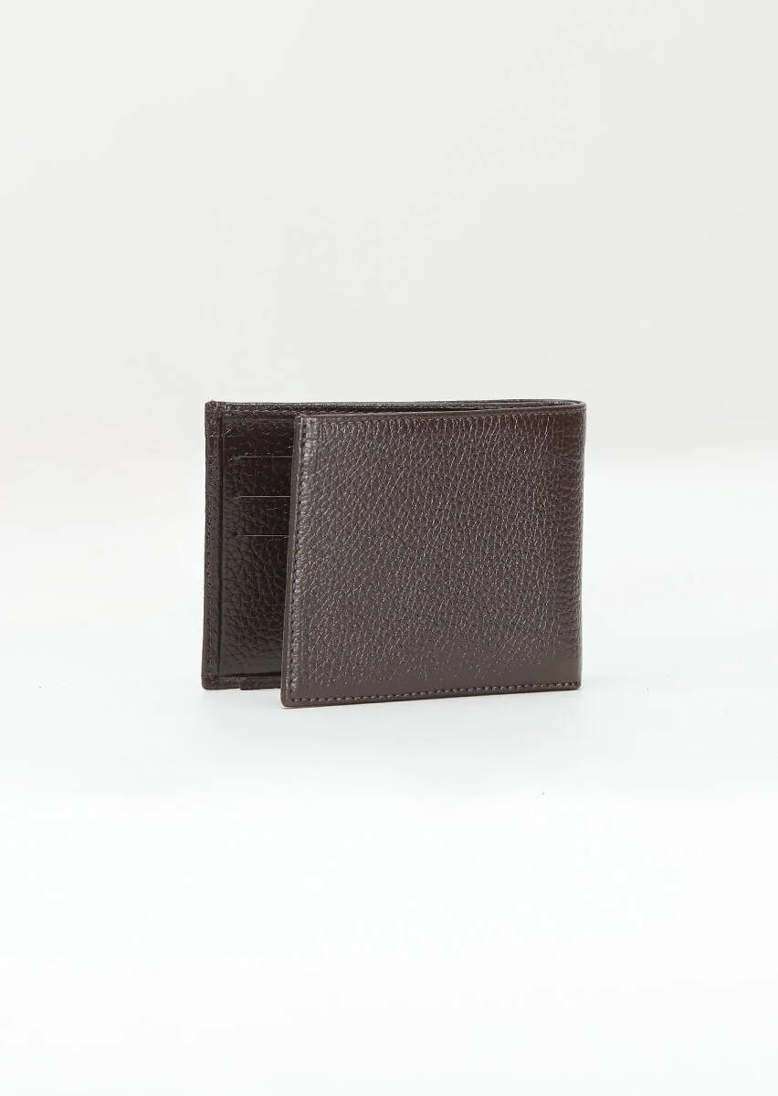 Brown Leather Wallet - 5