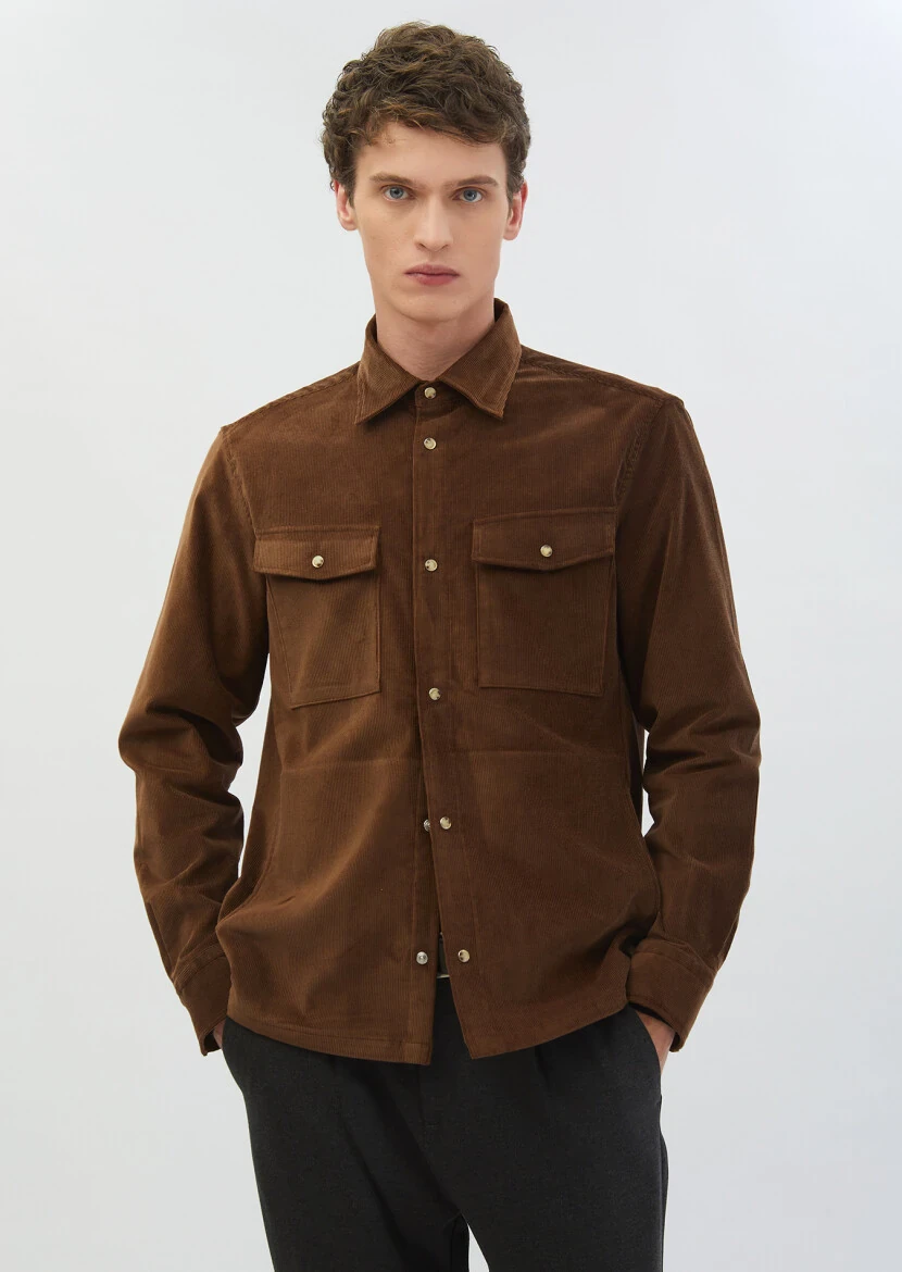 Brown Overshirt - 1