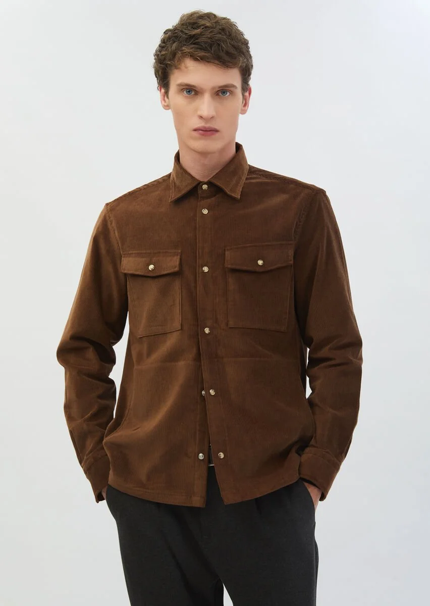 Brown Overshirt - 1