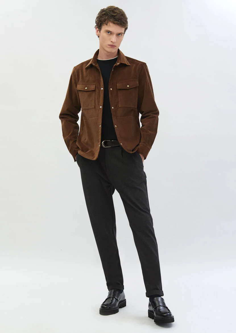 Brown Overshirt - 2