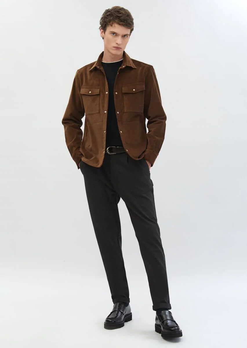 Brown Overshirt - 2