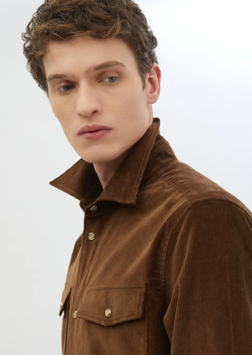 Brown Overshirt - 4