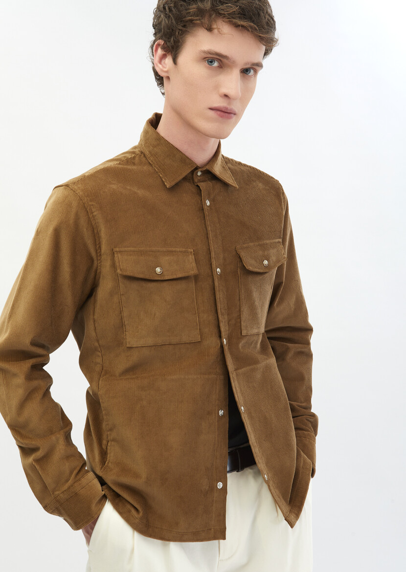 Brown Overshirt - 3