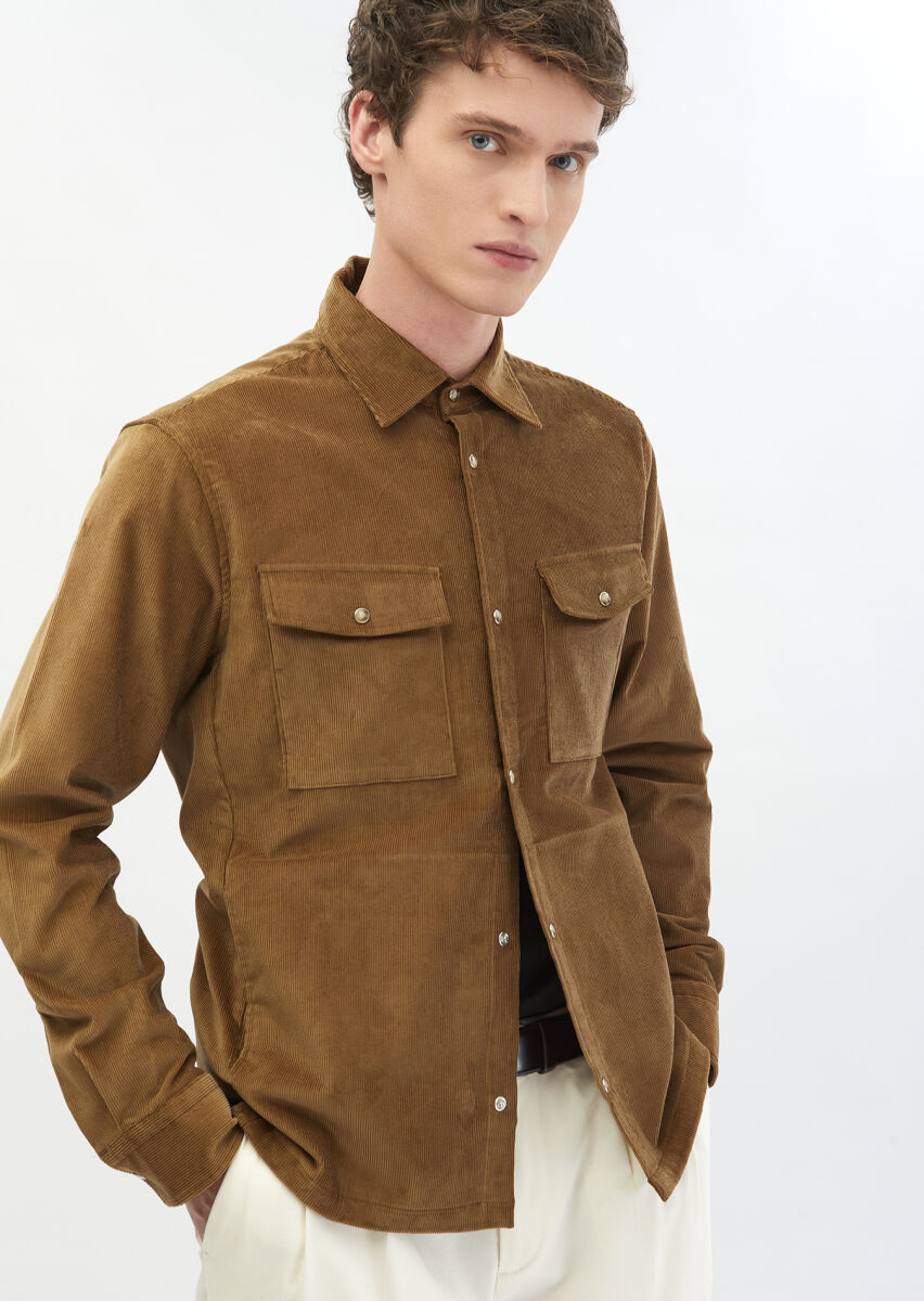 Brown Overshirt - 3
