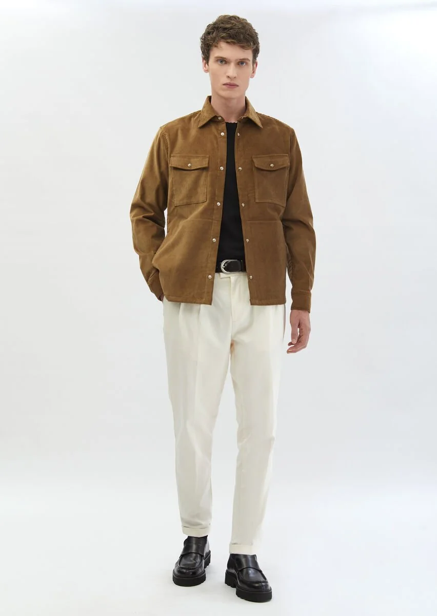 Brown Overshirt - 2