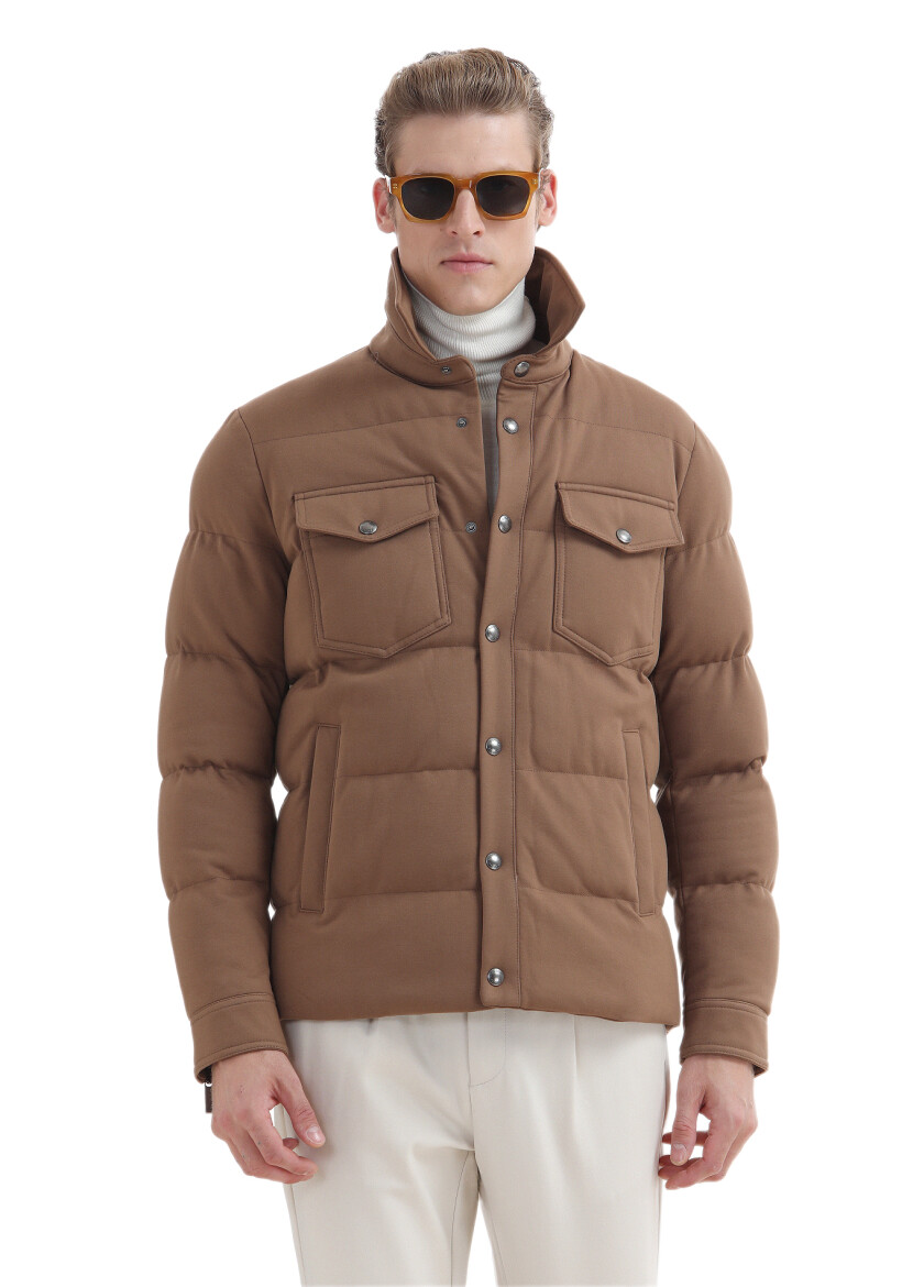 Brown Regular Fit Lightweight Jacket - 3