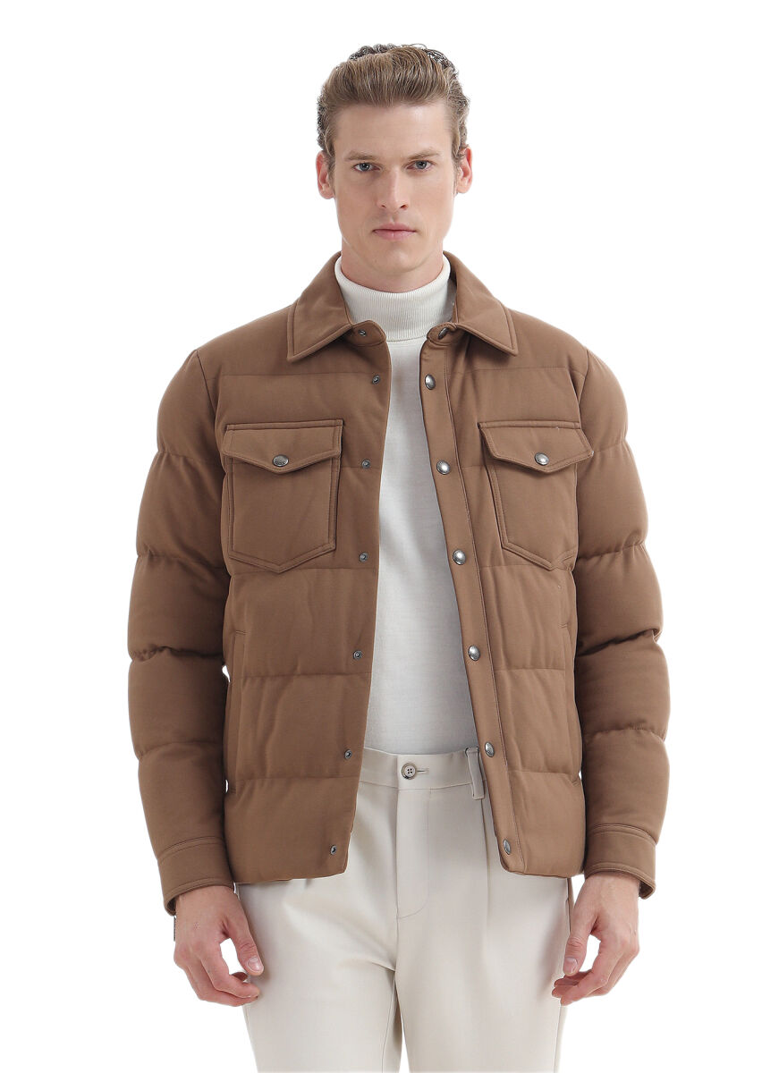 Brown Regular Fit Lightweight Jacket - 4
