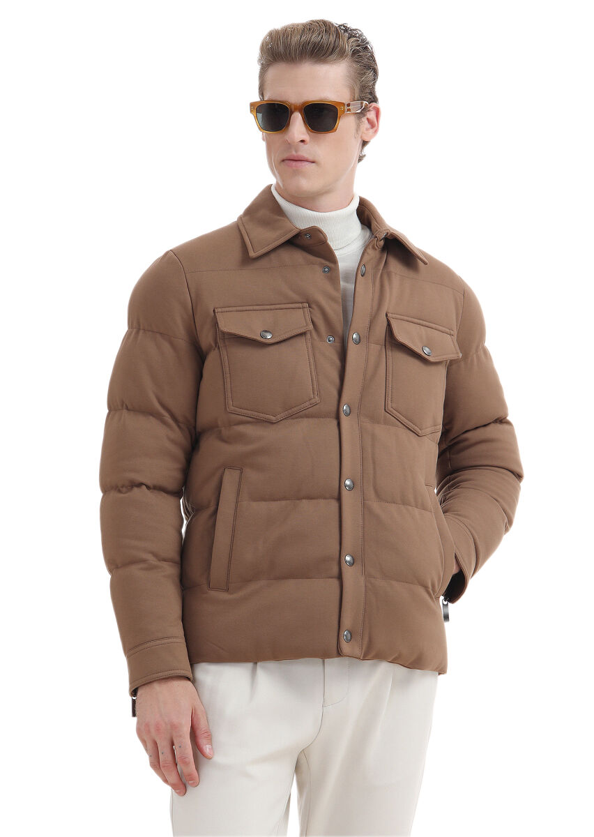 Brown Regular Fit Lightweight Jacket - 5