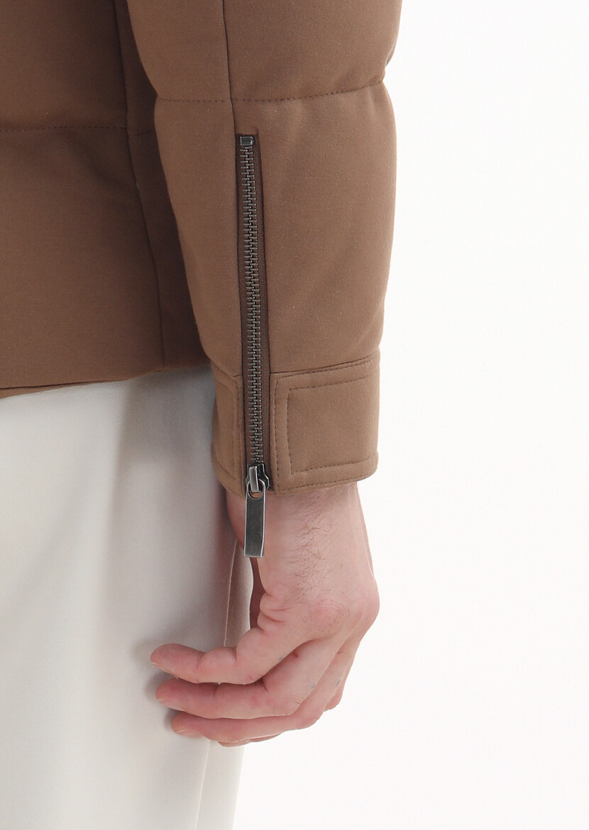 Brown Regular Fit Lightweight Jacket - 7