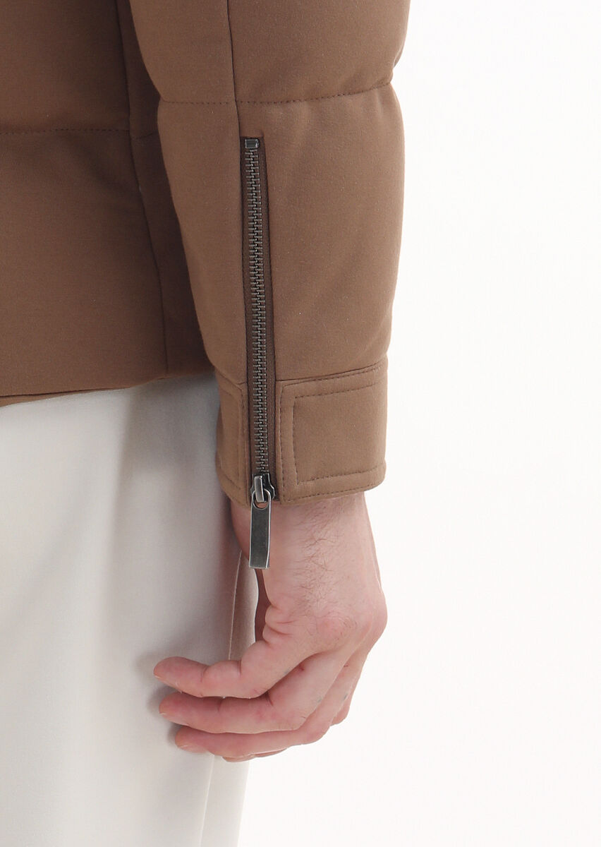 Brown Regular Fit Lightweight Jacket - 7