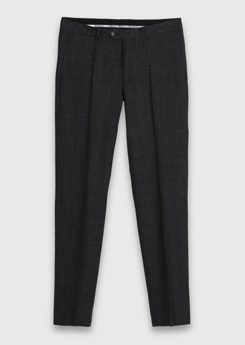 Brown Regular Fit Silk Blended Suit - 7