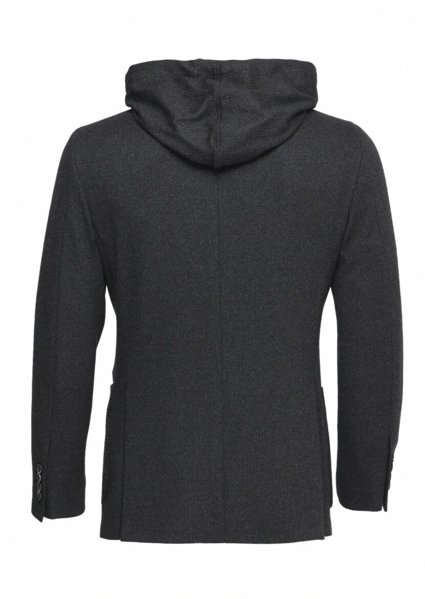 Brown Striped Comfort Fit Jacket - 6